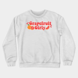 Grapefruit Girly Crewneck Sweatshirt